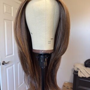Raquel Welch Feature Length in Ginger Brown Wig
